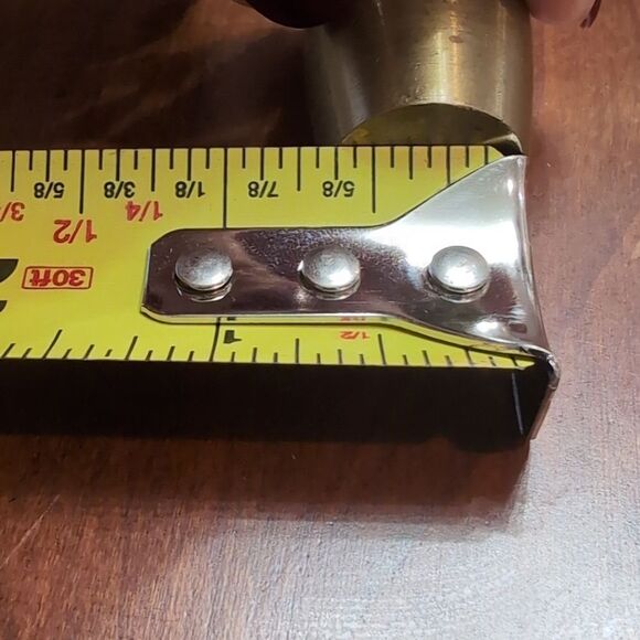 Vintage Miniature Brass Vase - Picture 6 of 7